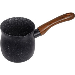 Μπρίκι Αντικολλητικό Indigo HS00200508 Φ8,5x8,5cm 500ml Black-Brown Max Home Αλουμίνιο