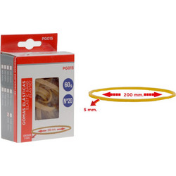 MP λαστιχάκια συσκευασίας PG015 σε κουτί No20 5x200mm 60g
