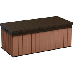 ΜΠΑΟΥΛΟ DARWIN 380L WOOD BROWN 132x56x47cm Keter 26.00176