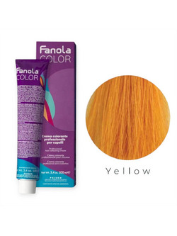Fanola Colouring Cream Corrector Κίτρινο Μόνιμη Βαφή Μαλλιών 100ml