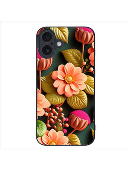 Sonique Θήκη 3D Flower Series για Apple Iphone 16 Plus Σομόν