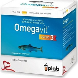 Uplab Omegavit Ιχθυέλαιο 120 Κάψουλες