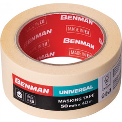 Benman Χαρτοταινία Κίτρινη 50mm x 40m 1τμχ 19050028