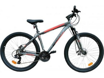 Energy Enigma Mountain Bike 27.5" Αλουμινίου με 21 Ταχύτητες και Δισκόφρενα Γκρι Κόκκινο