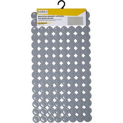 Βεντούζα μπάνιου κύκλοι γκρι pvc Ε-2889 38*36εκ