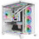 1stPlayer Megaview MV8 White Gaming Midi Tower Κουτί Υπολογιστή με Πλαϊνό Παράθυρο