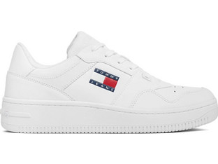 Tommy Hilfiger Ανδρικά Sneakers Λευκά EM0EM01671-YBR