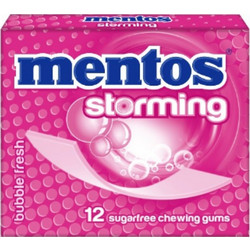 Mentos Τσίχλες Storming Bubble 33gr (Π1578418)