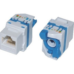 Masterlan LY-KJ5-17 self-tapping keystone UTP Cat.5e, white, rear terminal block
