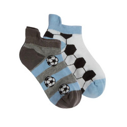 FMS Παιδικές Κάλτσες Sneaker Football - 2 Ζεύγη, Χρώμα Πολύχρωμο