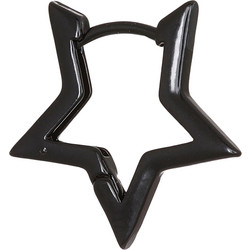 Ghetto Kpop Star Earrings 1 Pcs Black