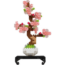 Bandai Nanoblock: Object - Pink Bonsai Building Block Figure (NBC225)