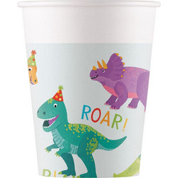 Procos - Χάρτινα Ποτήρια Dinosaur 8 Pieces 97975