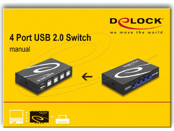 DeLOCK KVM Switch 87634 4 x USB 2.0