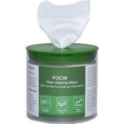 Fiber Optic Cleaning Wipes 100 sheets Box (157704F)