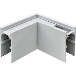 Γωνία Οριζόντια 2-U014311 Μαγνητικής Ράγας 8x5,2x8cm 48V Standard White Universe