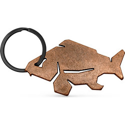 Μπρελόκ με ανοιχτήρι μπουκαλιών Delphin CARPENER Bronze