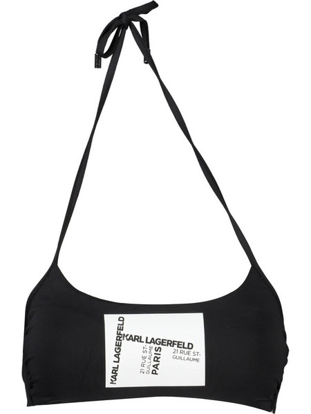 Karl Lagerfeld Bikini Top Μπουστάκι Μαύρο KL20WTP23