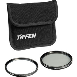 Tiffen UV Protection & Circular Polarizing Filter Photo Twin Pack 77mm