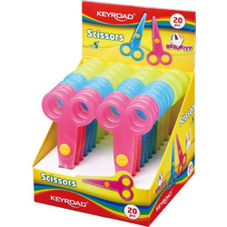 Ψαλίδι Παιδικό με Πλαστική Λεπίδα Keyroad 12cm
