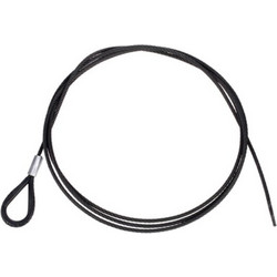 Stairville Steelwire Safety 300cm/5mm Bk