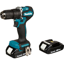 Makita DHP487RAJ Κρουστικό Δραπανοκατσάβιδο Μπαταρίας 18V 2x2Ah