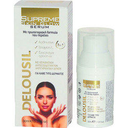 S.J.A Pharm Delousil Supreme Skin Glow Αντιγηραντικό Ενυδατικό Serum Προσώπου για Λάμψη 30ml