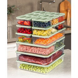 Storage Box Set (18 Pieces) YBLLA18LI - Mint Mint