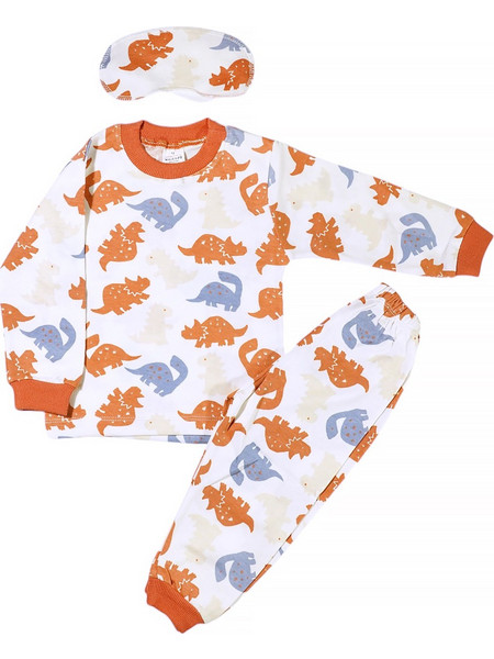 Poli Foni πιτζαμούλα Colorful Dinosaurs