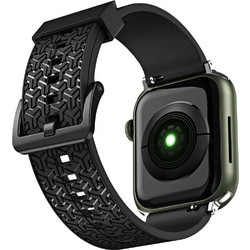 Hurtel Watch Strap Y Λουράκι Σιλικόνης Black (Apple Watch 38 / 40 / 41mm)