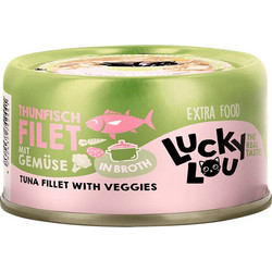 Lucky Lou ExtraFood Fillet with Tuna & Vegetables in Broth 70gr 130062441