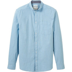 Tom Tailor Ανδρικό Πουκάμισο Μακρυμάνικο 1034882TT0-31165 Blue