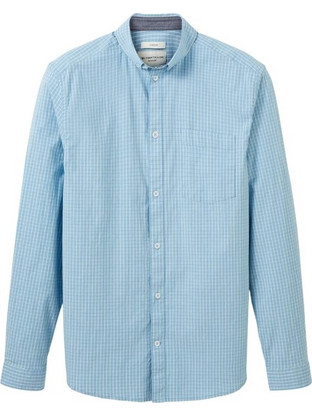 Tom Tailor Ανδρικό Πουκάμισο Μακρυμάνικο 1034882TT0-31165 Blue