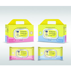 Adelco Baby Clean & Fresh Μωρομάντηλα Χωρίς Οινόπνευμα & Parabens με Χαμομήλι 2x30τμχ
