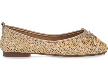 JK LONDON ΜΠΑΛΑΡΙΝΕΣ U184W4041284 - ΜΠΕΖ ΨΑΘΑ U184W4041284-BEIGE RAFFIA