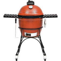 Kamado Joe Classic I Κεραμική Ψησταριά Κάρβουνου Καπνιστήριο με Καπάκι και Ρόδες Επιφάνειας 45.7cm KJ23RH