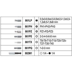 BETA BW 860EA/31 (B008606992) ΣΕΤ 30 ΜΥΤΕΣ ΜΕ ΜΑΓΝΗΤΙΚΗ ΣΥΓΚΡΑΤΗΣΗ