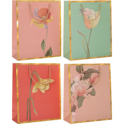 ΧΑΡΤΙΝΗ ΣΑΚΟΥΛΑ ΜΕ ΛΟΥΛΟΥΔΙ 31Χ42Χ12ΕΚ 4 ΧΡΩΜΑΤΑ