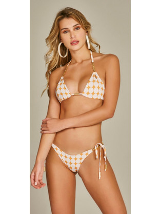 Monaco Bikini in Orange Retro