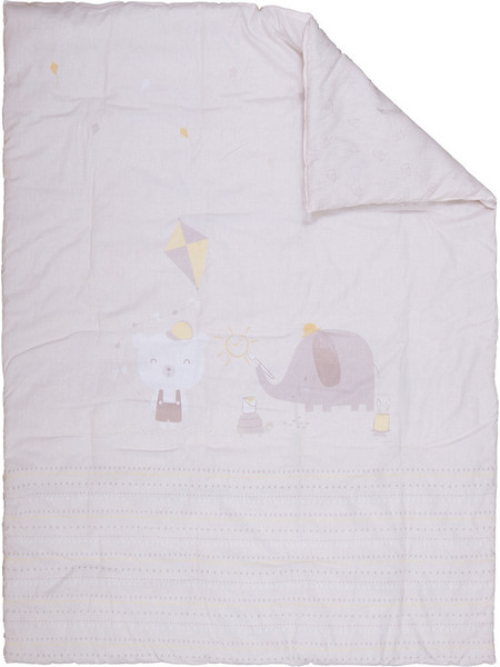Κουβερλί Κούνιας 110x140 Nef Nef Happy Days Greige