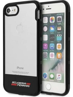 Ferrari Racing Shield Case for iPhone 7 / 8 / SE 2020 / SE 2022 - Semi-Transparent - (FER000220-0)