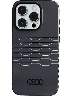 Audi IML MagSafe case for iPhone 15 Pro - black - (AUDI000052-0)