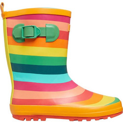 Trespass Puddle Kids Welly Rainbow Stripe UCFOBOTR0007-RWS