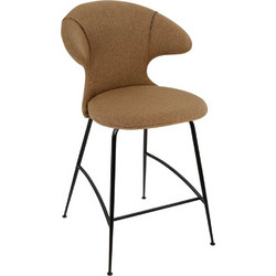 Σκαμπό Time Flies 590-01C5913-3 51x56x102cm Sugar Brown-Black Umage