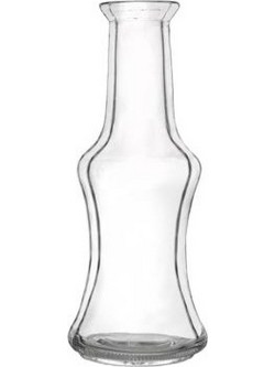 Μπουκάλι Γυάλινο 0,100ml ΚΑΡΑΦΑΚΙ (ΦΕΛΛΟΣ) - Διαφανές 80τμχ