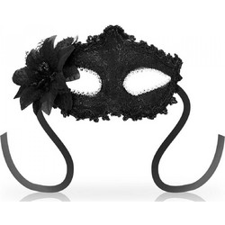 Μαύρη Δαντελωτή Μάσκα Με Λουλούδι - Ohmama Masks Lace Eyemask & Flower Black