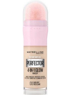 Maybelline Instant Age Rewind Perfector 4-in-1 Glow 00 Fair Liquid Make Up 20ml