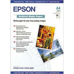 Epson Archival Matte Paper A 4, 50 Sheet, 189 g S 041342