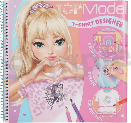 TOPModel - T-Shirt Designer Colouring Book (413585)