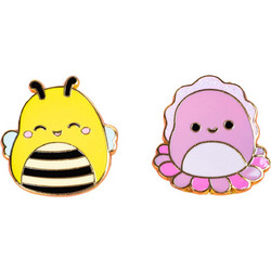 Fizz Squishmallows - Sunny & Auggie Pin Badges x 2 CDU (350162)